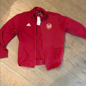 Arsenal Adidas Men's Red Arsenal Track Jacket